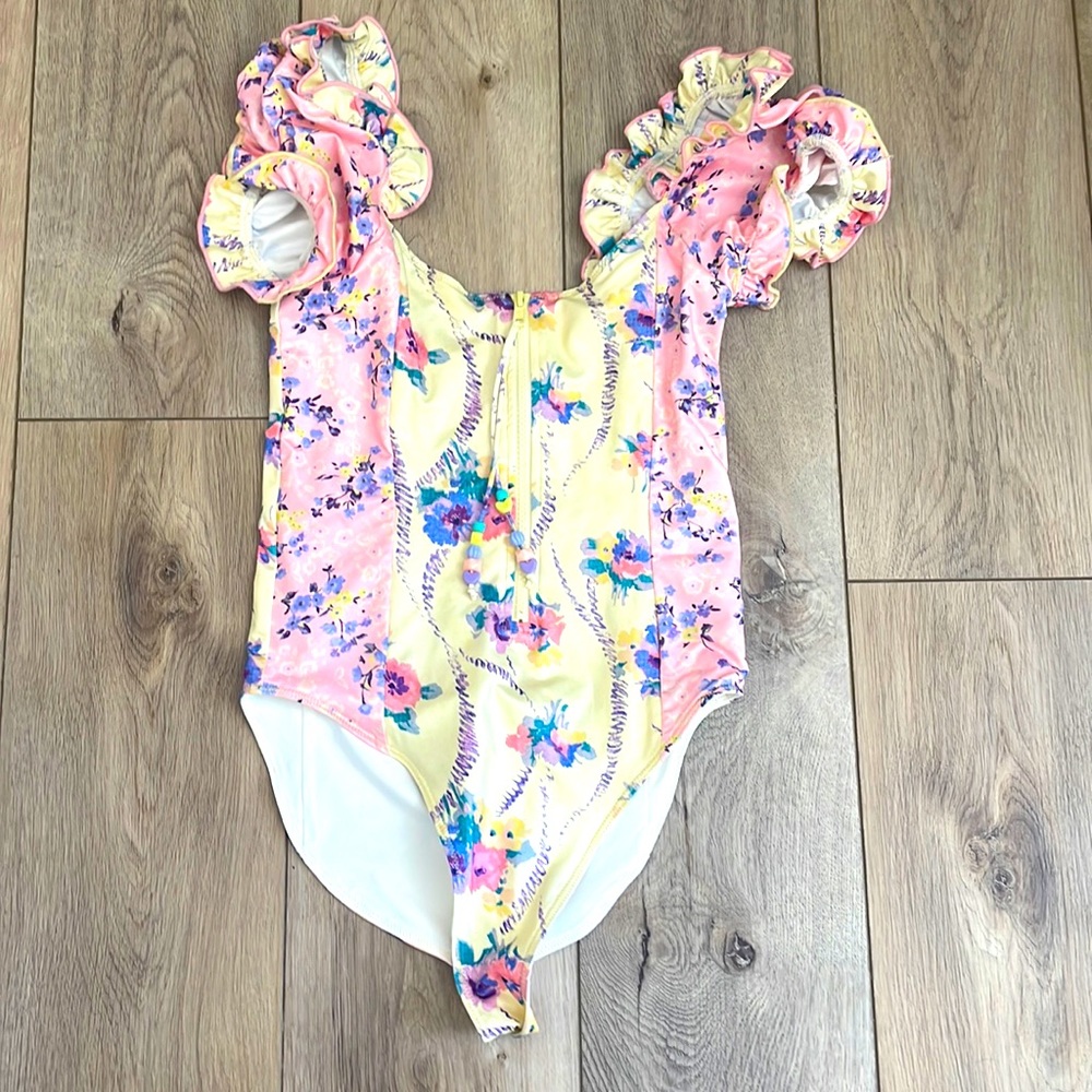 PERFECT CONDITION NEVER WORN LOVE SHACK FANCY SWIMSUIT. $160 OBO